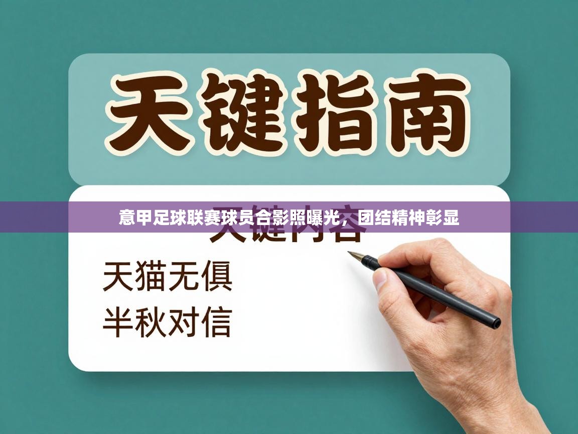 意甲足球联赛球员合影照曝光,团结精神彰显 第2张
